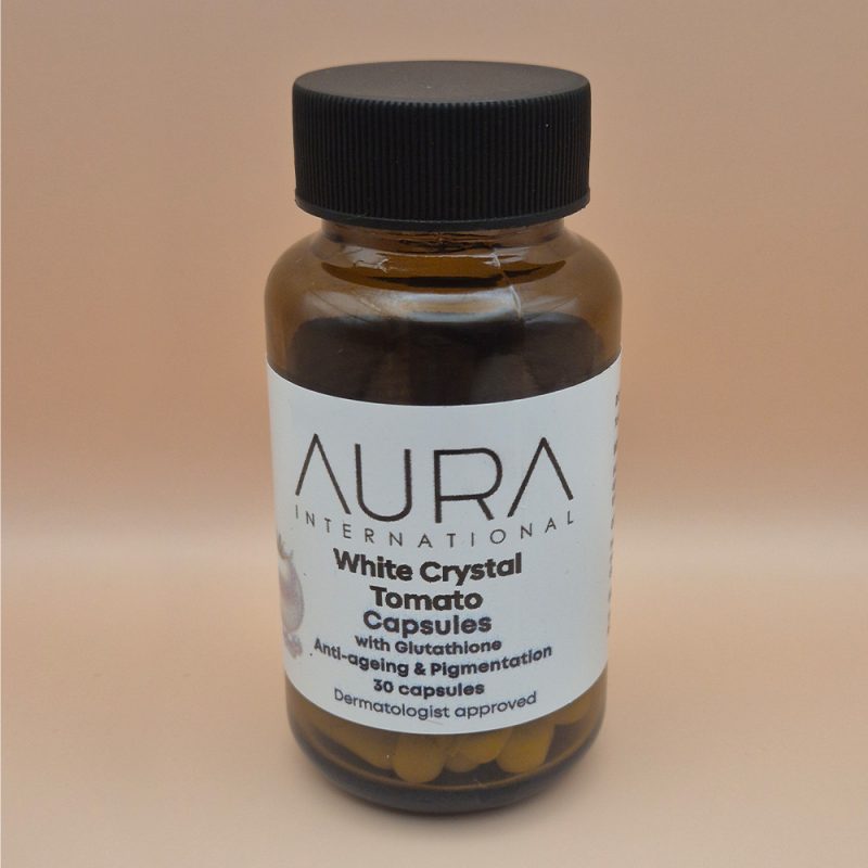 Aura Glutathione Capsules - 1200 mg per capsule - 30 Capsules