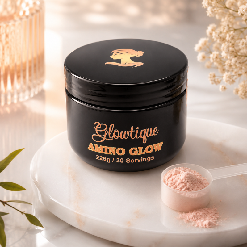 Amino Glow - The Amino Acid Beauty Powder for skin, hair, nails and muscle stamina!